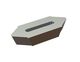 Counter knife 218x80x40 Premium Line oblong hole 114x17, cutting edge 70°, W9-version for Eldan Recycling 
