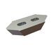 Counter knife 218x80x40, PremiumCut, 2 slotted holes for Eldan Recycling 