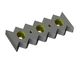 Counter knife 257x96x28 Premium Line Version 40, X-version for Vecoplan 