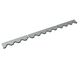 Counter knife 3-part 1991x134x25, version 140/80, hard-faced for Vecoplan LLC (Retech) Vecoplan VAZ 160/200