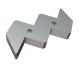 Counter knife 345x172x47, PremiumCut, version 117, W8 version for Lindner Recyclingtech Lindner Jupiter