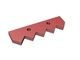 Counter knife 399x110x30 Premium Line, version 60, Hardox for ZERMA America LLC Zerma ZXS 2000