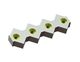 Counter knife 400x133x45 Eco Line 4 conical bore on both sides for WEIMA America Inc. 