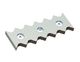 Counter knife 413.5x147x28 PremiumCut, X version for Vecoplan LLC (Retech) 