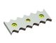 Counter knife 413.5x147x28 StandardCut, X version for Vecoplan LLC (Retech) 
