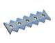 Counter knife 499x156x27 Hybrid Line for Lindner Recyclingtech 