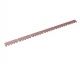 Counter knife 6-part 2485x124x25, version 80, Hardox 500 or similar material for Vecoplan LLC (Retech) Vecoplan VAZ 2500