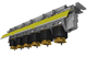 counter knife bar complete incl. attachments Suitable for Vecoplan VAZ 2000 and VAZ 2500 for Vecoplan Vecoplan VAZ
