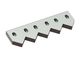 Counter knife center 531x157x39, Premium Line, 6 slotted holes, W version for Previero 