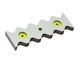 Counter knife center outer 476x155x38 Eco Line, version 80, W9 version for Vecoplan 