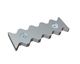 Counter knife center outer 476x155x38 Premium Line, version 80, W9 version for Vecoplan LLC (Retech) 