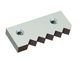 Counter knife externally Premium Line 2 counter-sunk holes, 5 teeth, W-version for Weima Maschinenbau GmbH 