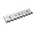 Counter knife flattened 414x104x28 Eco Line version 40, X-version for Vecoplan 