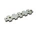 Counter knife middle 484x100x25 Eco Line version 43, W-version 