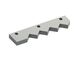 Counter knife outer 392x96x28, Premium Line, 3 slotted holes, X version 