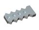 Counter knife outer 412x172x45 Premium Line 4 counter-sunk holes, B9-version for WEIMA America Inc. 
