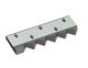 Counter knife right 399x130x34, Premium Line, 5 slotted holes, B1 version for Zeno Zerkleinerungsmaschinen 