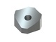 Couronne de coupe 34×34×23,9, carbure, cylindrique inclinée, avec gorge arrondie pour Untha 