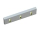 Couteau de rotor 485x100x22 Eco Line, tranchant 50°, 2xM10, 2xM12, 3 trous oblongs pour Herbold Meckesheim GmbH Herbold SMS