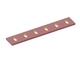Couteau de stator 588x100x10 Eco Line, 6 trous oblongs 22x50, Hardox pour Neue Herbold 