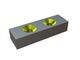 Couteau rectangulaire 156x48x32 Eco Line, 2 trous, version X pour Untha UNTHA TR 2500