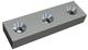 Cuchilla 195x56x28 Premium Line, 3 perforaciones avellanadas por ambos lados, versión X para MeWa | Ehehalt | Andritz MeWa | THM Recycling Andritz MeWa UG 1600 S