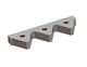 Cuchilla 3 dientes 239x66x25, PremiumCut, 3xM16 rosca para Eldan Recycling 
