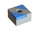 Cuchilla 34x34x20, Hybrid Line, filo 90°, M12, calidad de carburo H3 para Zerma | AMIS 