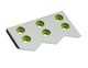 Cuchilla de cizalla de guillotina derecha 493x326x45 Eco Line, 6 taladros avellanados Ø23/Ø33 