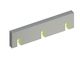 Cuchilla de estator 388x100x28 Eco Line, 3 ranuras, filo 90°, versión X para Herbold Meckesheim GmbH 