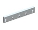 Cuchilla de estator 498x100x24, filo 75°, 5 agujeros oblongos, versión X 