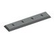 Cuchilla de rotor 398x87x16 Premium Line, filo por ambos lados 55°, versión Y para Hosokawa Alpine AG 