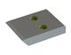 Cuchilla de rotor 63x45x12 Eco Line, 2 taladros, filo 0.8x10° frontal 