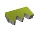 Cuchilla de rotor exterior 240x121x55 Eco Line, versión X para Columbus McKinnon | CM Industrial Shredders 