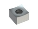 Cutting crown 39x39x25, Premium Line, chamfered corners, concave shape, countersunk bore Ø13/Ø19.5. 