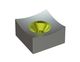 Cutting crown 43x43x23 Eco Line, countersunk hole, X version for Bano Recycling s.r.l. 
