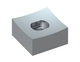 Cutting crown, 60x60x30, PremiumCut, slotted-hole countersink, 1 bore, X version for Bano Recycling s.r.l. 