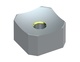 Cutting crown 80x80x45, Eco Line, M24 thread, X version for Vecoplan LLC (Retech) 