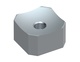 Cutting crown 80x80x45, Premium Line, M24 thread, X version for Vecoplan LLC (Retech) 