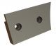 Deflector right 141x78x30 2 counter-sunk holes for MeWa | Ehehalt | Andritz MeWa | THM Recycling Mewa UG 1007