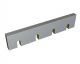 Deflector wedge 485x100x28 Eco Line, 4 slots, 3xM16 threads, X version for Herbold Meckesheim GmbH Herbold SMS 45/100