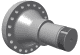 Drive shaft opposite drive fixed bearing for version with rotor cooling for Vecoplan Vecoplan VAZ
