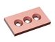 dryer plate 90x50x8 Hardox 3 counter bores 