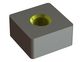 Flat cutting crown 30x30x15 Eco Line, M12 thread, rounded corners, X version for Holzmag | Metso 