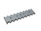 Flattened counter knife 414x104x28 Premium Line, version 40, X version for Vecoplan LLC (Retech) Vecoplan V-ECO 1300