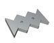 Gegenmesser 345x196x38 Premium Line Ausführung 87, W-Variante para Lindner Recyclingtech 