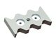 Gegenmesser mitte 285x155x38 Premium Line para Vecoplan 