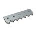 Gegenmesser Mitte links 427x123x28 Premium Line, Ausführung 60, X-Variante für Vecoplan 