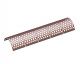 Griglia con larghezza 2520, spessore t=12 set da 5, foratura Ø60, Steg 20, Hardox per Vecoplan Vecoplan VAZ