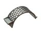 Griglia con larghezza 340 largo, spessore t=25 foratura SW60, ponticello 17, con cuscinetto 5 per Lindner Recyclingtech 